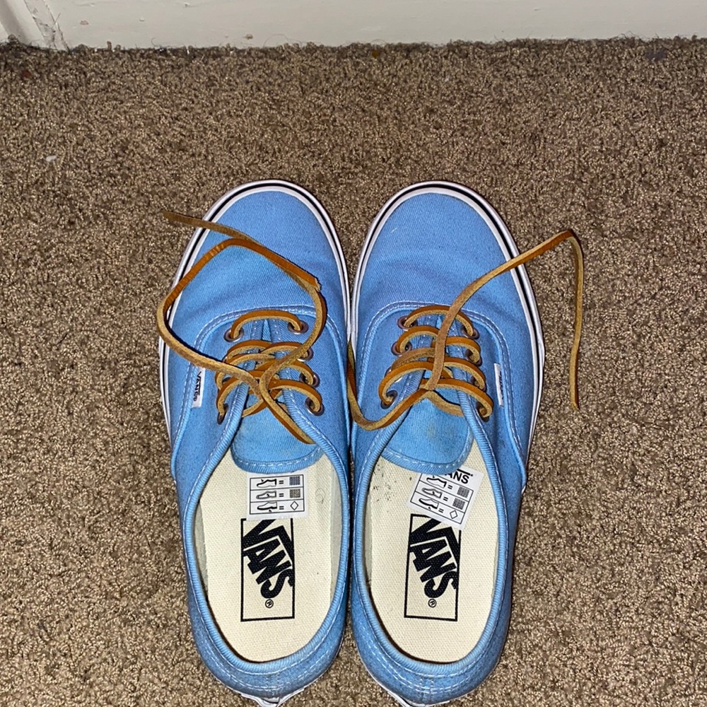Baby blue Vans